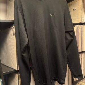 Nike Men's Dri Fit Classic Black Long Sleeve Tee